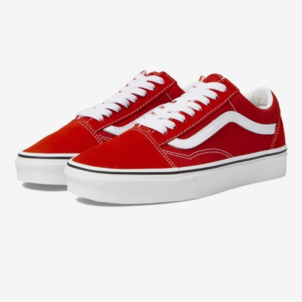 Vans Womans Old Skool Suade And Canvas Sneakers Like New
